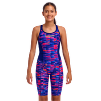 Funkita Girls Fast Training One Piece - Warped Waves
