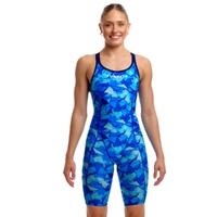 Funkita Ladies Fast Training One Piece - Try Blue
