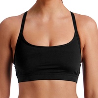 Funkita Swimwear Still Black Sports Top, Women's Swimwear, Training Swimwear, Top Only