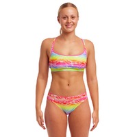 Funkita Women's Lake Acid Sports Bikini Two Piece Swimwear