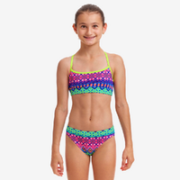 Funkita Girls Kris Kringle Swim Sports Brief - Brief ONLY - SEPARATES, Girls Swimwear
