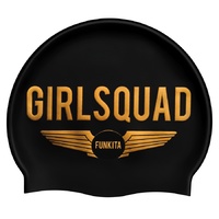 Funkita Girl Squad Swim Cap, Swimming Cap, Silicone Swim Cap, Swimming gear