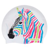 Funkita Pop Palm  Swim Cap, Swimming Cap, Silicone Swim Cap