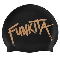 Funkita Bronzed Swim Cap, Swimming Cap, Silicone Swim Cap, Swimming Gear