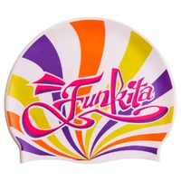 Funkita Summer Sundae Swim Cap, Swimming Cap, Silicone Swim Cap