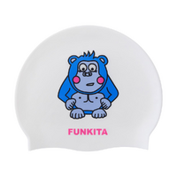 Funkita Purple Back Swim Cap, Swimming Cap, Silicone Swim Cap