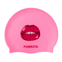 Funkita Miss Kiss Swim Cap, Swimming Cap, Silicone Swim Cap