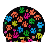 Funkita Pawsome Swim Cap, Swimming Cap, Silicone Swim Cap