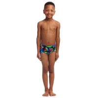 Funky Trunks Toddler Boys Beat It Printed Swimming Trunks, Boys Swimwear