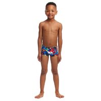 Funky Trunks Toddler Boys Happy Jack Printed Swimming Trunks, Boys Swimwear