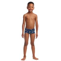 Funky Trunks Toddler Boys Can We Build It? Printed Swimming Trunks, Boys Swimwear