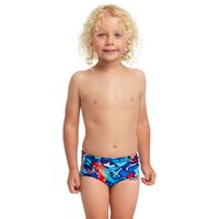Funky Trunks Toddler Boys Saw Sea Printed Swimming Trunks, Boys Swimwear