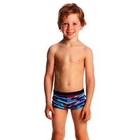 FUNKY TRUNKS TODDLER BOYS MESHED UP SQUARE TRUNK SWIMMING , BOYS SWIMWEAR
