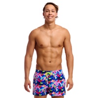 Funky Trunks Men's Wet Wave Shorty Shorts Short Swimwear, Men's Swimsuit