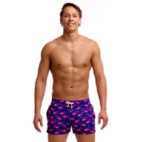 Funky Trunks Men's Flocked Up Shorty Shorts Short Swimwear, Men's Swimsuit