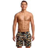 Funky Trunks Men's Bilko Baby  Long Johnny Short Swimwear, Men's Swimsuit