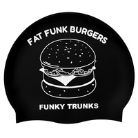 Funky Trunks Fat Funk Swim Cap, Swimming Cap, Silicone Swim Cap, Swimming gear
