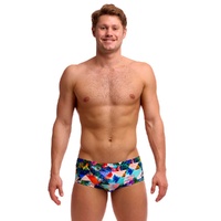 Funky Trunks Men's Palm Prism ECO Classic Swimming Trunk, Mens Swimwear