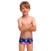 Funky Trunks Toddler Boys Wet Wave ECO Swimming Trunks, Boys Swimwear