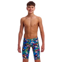 Funky Trunks Boys Birdie Wordie Eco Training Jammer Swimwear, Boys Swimsuit