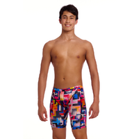 Funky Trunks Boys Putty Rules Eco Training Jammer Swimwear, Boys Swimsuit