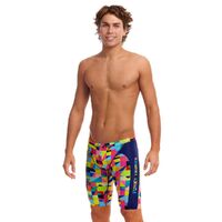 Funky Trunks Men's On The Grid ECO Training Jammers, Swimming Jammer