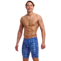 Funky Trunks Men's Blue Viper ECO Training Jammers, Swimming Jammer