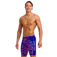 Funky Trunks Men's Warped Waves ECO Training Jammers, Swimming Jammer
