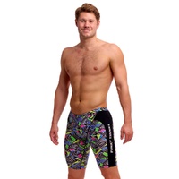 Funky Trunks Men's Bits Of Peace ECO Training Jammers, Swimming Jammer