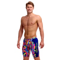 Funky Trunks Men's Fault Lines ECO Training Jammers, Swimming Jammer