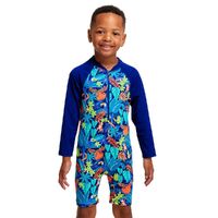 Funky Trunks Toddler Boys Slothed Go Jump Suit Swimwear Chlorine Resistant, Sunsuit, Boys Swimwear