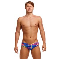 Funky Trunks Men's Palm A Lot ECO Classic Brief Swimwear, Men's Swimsuit