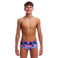 Funky Trunks Boys Wet Wave Sidewinder Trunks Swimwear, Boys Swimwear