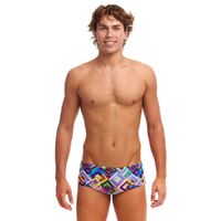 Funky Trunks Men's Boxanne ECO Sidewinder Trunk Swimwear, Men's Swimsuit