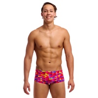 Funky Trunks Men's Wriggle Walls ECO Sidewinder Trunk Swimwear, Men's Swimsuit
