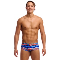 Funky Trunks Men's Forever Fossil ECO Sidewinder Trunk Swimwear, Men's Swimsuit