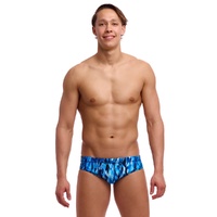Funky Trunks Men's Wing Streak Seamed Brief Swimwear, Men's Swimsuit