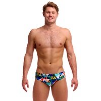 Funky Trunks Men's Palm Prism Seamed Brief Swimwear, Men's Swimsuit