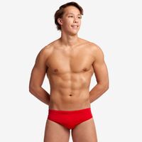 Funky Trunks Men's Still Red Classic Brief Swimwear, Men's Swimsuit