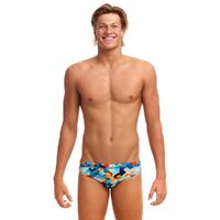 Funky Trunks Men's Smashed Wave ECO Classic Brief Swimwear, Men's Swimsuit
