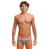 Funky Trunks Men's Ripe Stripe ECO Classic Brief Swimwear, Men's Swimsuit