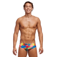 Funky Trunks Men's Stroked ECO Classic Brief Swimwear, Men's Swimsuit