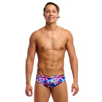 Funky Trunks Men's Wet Wave ECO Classic Brief Swimwear, Men's Swimsuit