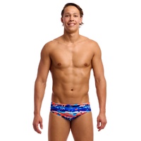 Funky Trunks Men's Forever Fossil ECO Classic Brief Swimwear, Men's Swimsuit