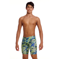 Funky Trunks Boys Scaled Back Fast Training Jammers, Swimming Jammer