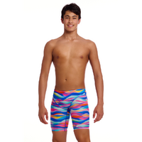 Funky Trunks Boys Royal Wave Fast Training Jammers, Swimming Jammer