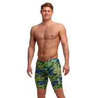 Funky Trunks Men's Scaled Back Fast Training Jammers, Swimming Jammer