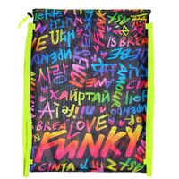 Funky Love Funky Mesh Swim Bag, Mesh Swimming Bag, Training Swimming Bag