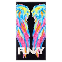 Funky Icarus Ink Cotton Towel, Beach Towel, Swim Towel, Cotton Towel, Funky
