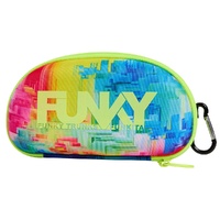 Funky Falling Colours Swimming Google Case, Swimming Goggle Pouch